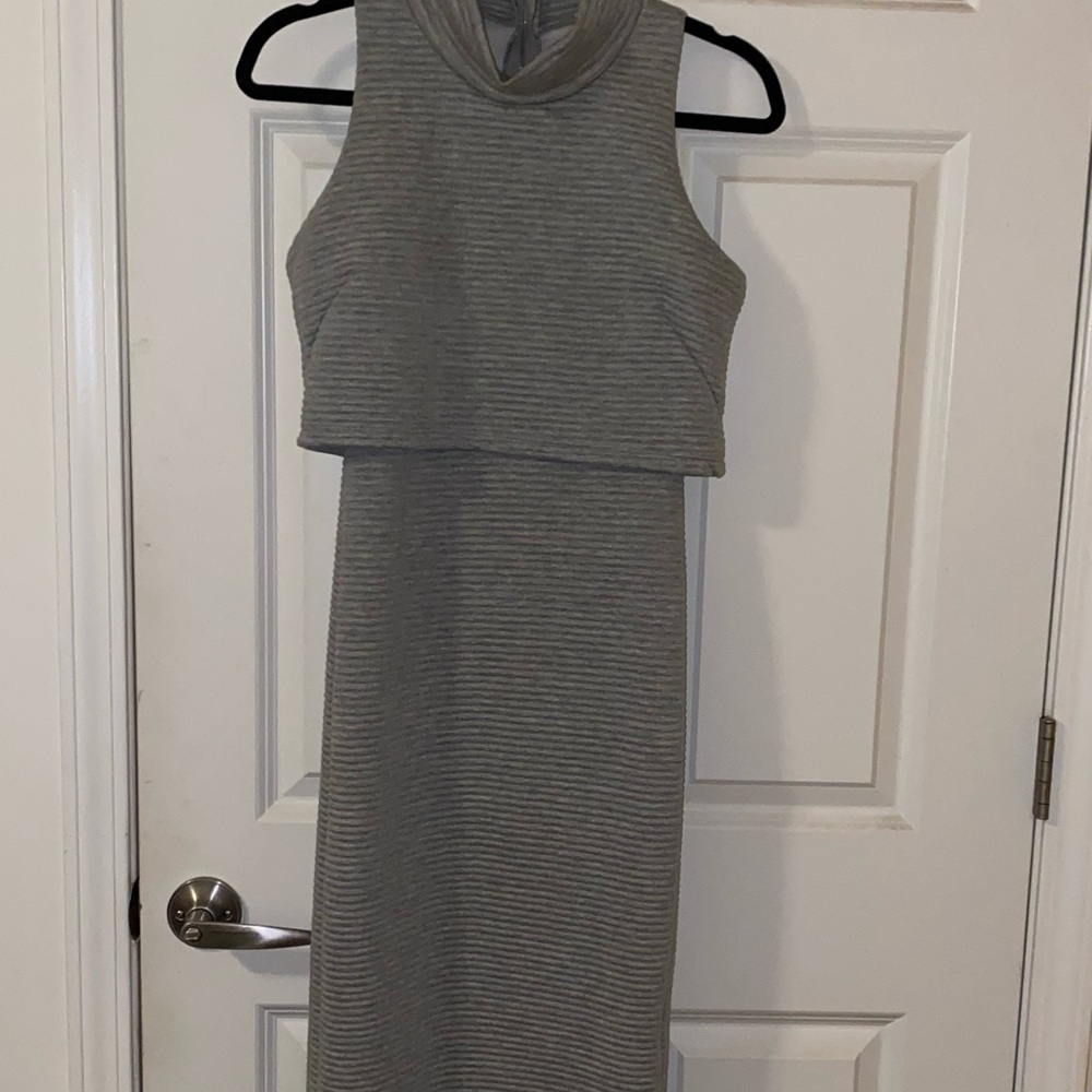 Gray women’s size s layered dress